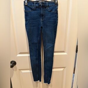 Free People High Rise Jeans - Dark Blue